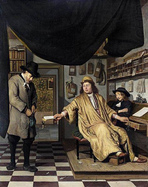 BERCKHEYDE, Job Adriaensz A Notary in His Office china oil painting image
